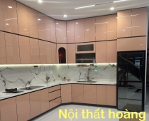 Thi công tủ bếp nhựa tại bình dương.