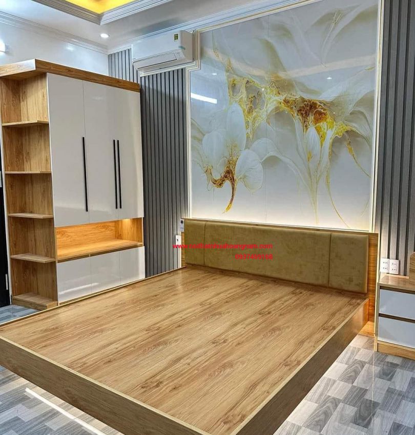 Giường ngủ nhựa cao cấp-GN003